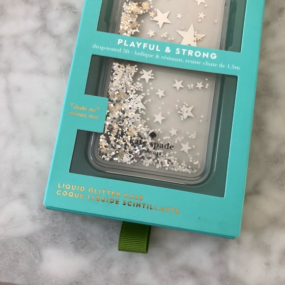 Kate Spade Glitter Star iPhone X Case *NEW* - Picture 2 of 3